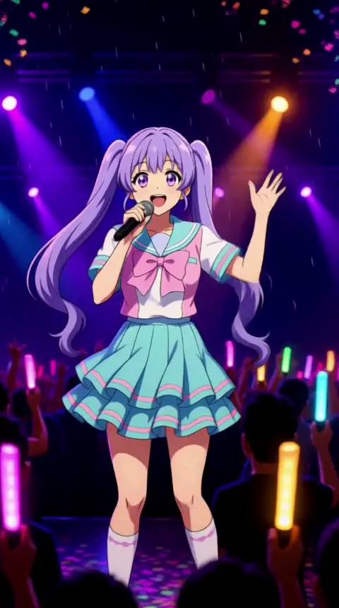 Idol on stage
